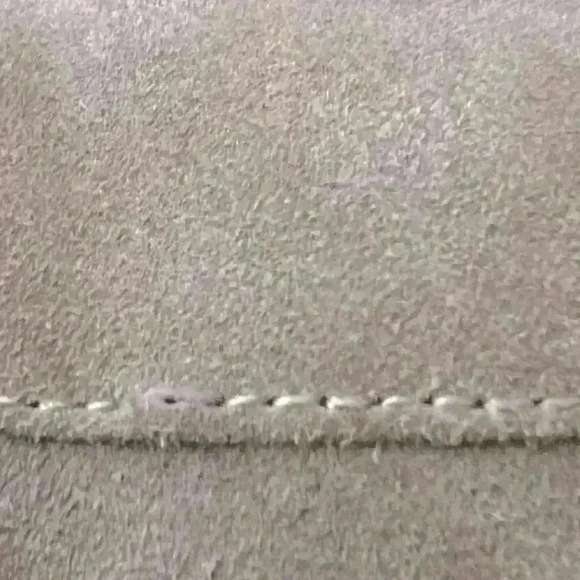 TOMS 8 WOMENS TAN WEDGE ANKLE BOOTIE Faux Suede Preppy Fall Hipster Girly Shoes - Picture 10 of 11